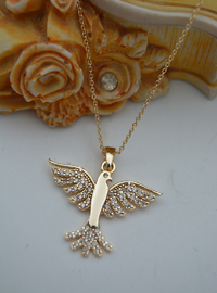 Collier Oiseau Or