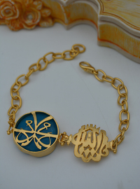 Vergoldetes Armband mit islamischem Motiv Gold