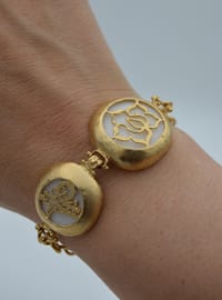 Bracelet Doré Motif Doré
