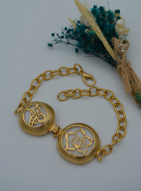 Bracelet Doré Motif Doré