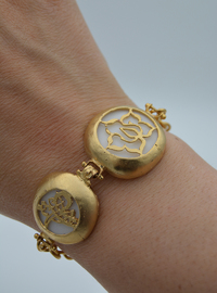 Bracelet Doré Motif Doré