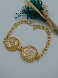 Bracelet Doré Motif Doré