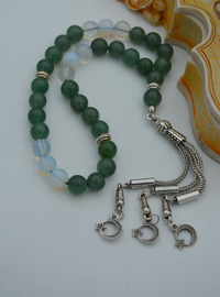 Aventurin & Opal Gebetskette Mehrfarbig