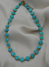 Collier en Pierre Turquoise