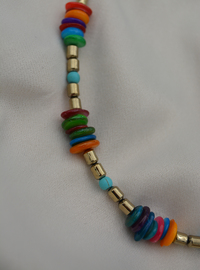 Collier Multicolore Perlé