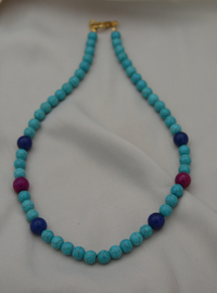 Collier de Perles Turquoise