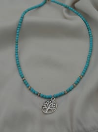 Collier Arbre de Vie Turquoise