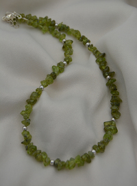 Collier en Péridot Vert