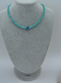 Collier Turquoise Oeil Protecteur