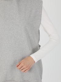 Gray - Sweat-shirt