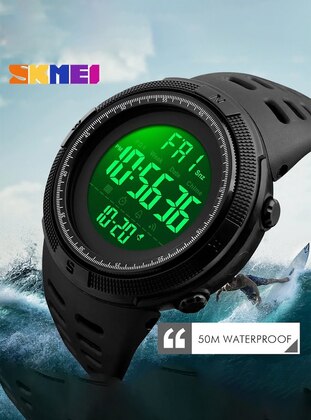 Colorless - Black - Watches - Skmei