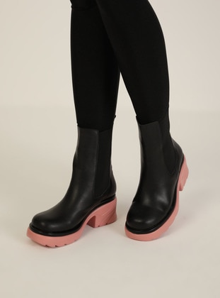 Powder - Black - Boot - High Heel Boots - Boots - Dilipapuç