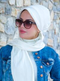 Scarf Hat Off-White Instant Scarf