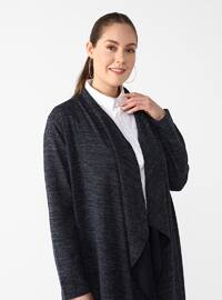 Navy Blue - Unlined - Plus Size Coat