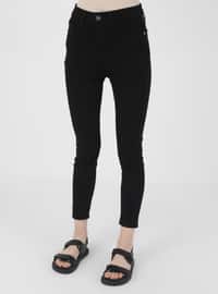 Slim Fit Lycra Jeans Black