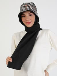 Black - Printed - Plain - Instant Scarf