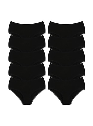 Black - Panties - Donella