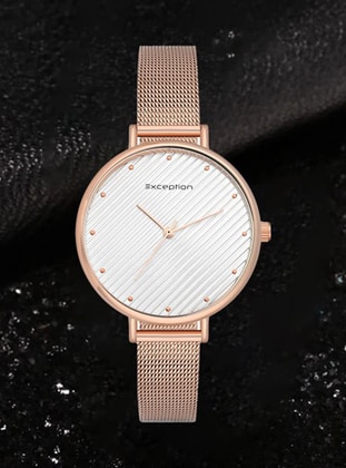 Colorless - Rose - Watches - Exception