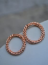 Rose Woven Earrings Rose