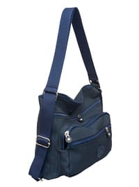 Navy Blue - Crossbody - Satchel - Backpack - Backpacks