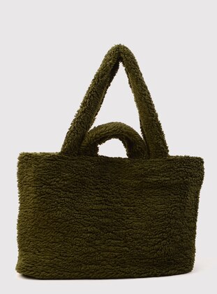 Green - Satchel - Shoulder Bags - BERLESİ