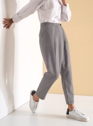 Multi - Houndstooth - Pants