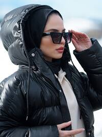 Black - Black - Fully Lined - Puffer Jackets