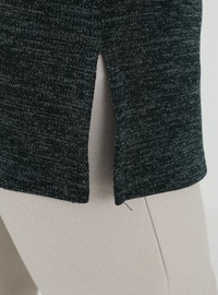 Emerald - Crew neck - Plus Size Knit Tunics