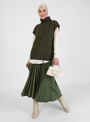 Unlined -  - Knit Sweater - Refka