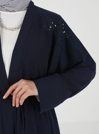 Unlined - Navy Blue - Kimono