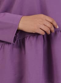 Lilac - Cotton - Plus Size Sweatshirts