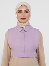 Lilac - Point Collar - Cotton - Tunic