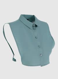 Green Almond - Point Collar - Cotton - Tunic