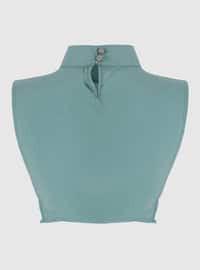 Green Almond - Crew neck - Point Collar - Cotton - Tunic