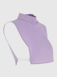Lilac - Crew neck - Point Collar - Cotton - Tunic