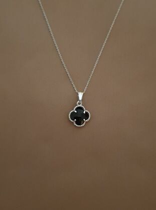 Black - Necklace - Bej Takı