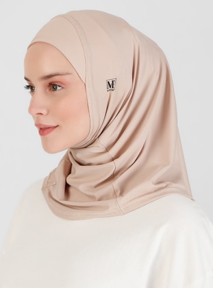 Hijab Sport Bone - Açık Vizon - Mayo Bella