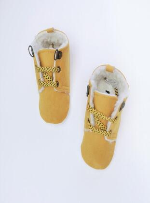 Mustard - Sport - Baby Shoes - MİNİPUFF BABY