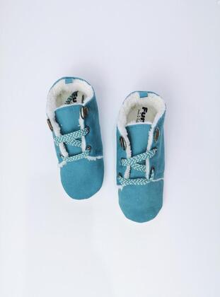 Turquoise - Sport - Baby Shoes - MİNİPUFF BABY