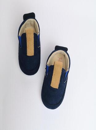 Navy Blue - Sport - Baby Shoes - MİNİPUFF BABY