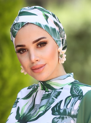 Green - Swim Hijab - Remsa Mayo