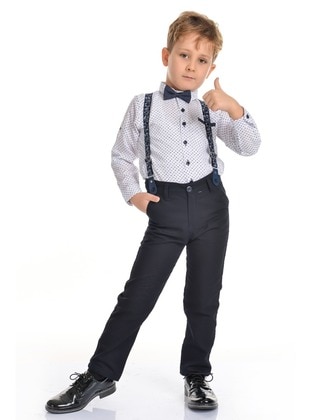 Navy Blue - Boys` Suits - MNK Baby