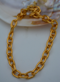 Collier Chaîne Épaisse Doré