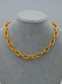 Collier Chaîne Épaisse Doré