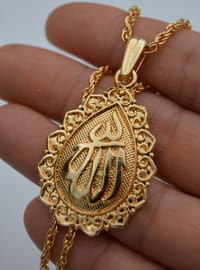 Collier Allah Doré