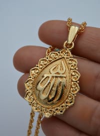 Collier Allah Doré
