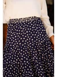 Navy Blue - Skirt - In Style