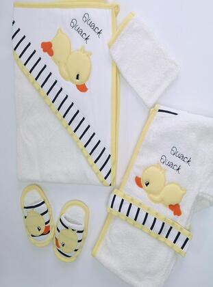 Yellow - Cotton - Baby Home Textile - MİNİPUFF BABY