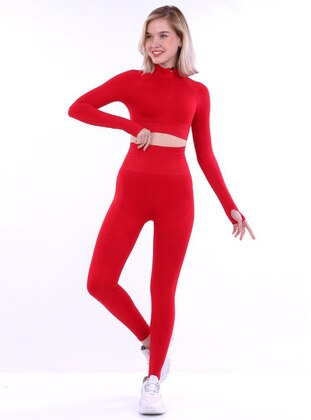 Red - Activewear Set - Runever