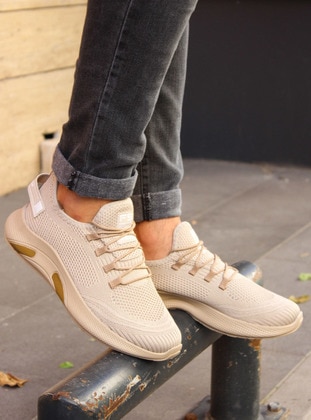 Beige - Sport - Sports Shoes - Fast Step